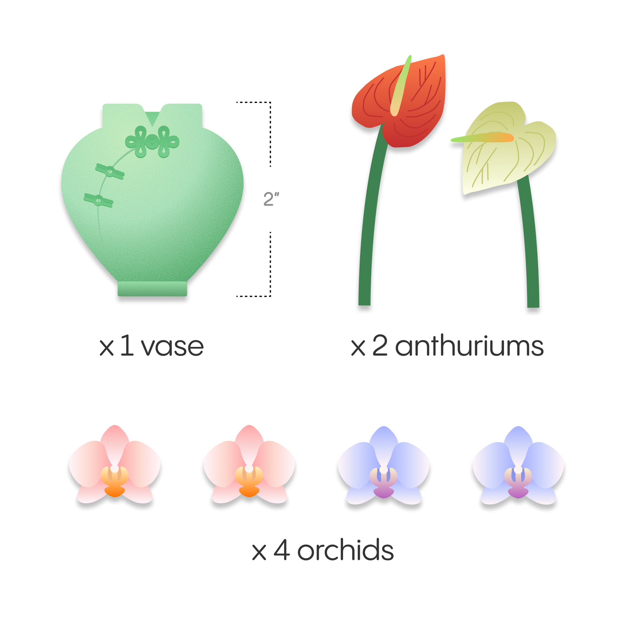 Qipao Vase Sticker Pack